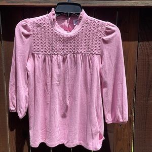 Mauve elbow length blouse